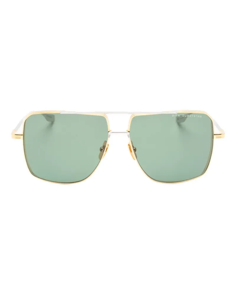 DITA Dubsystem square-frame sunglasses - Gold Gold