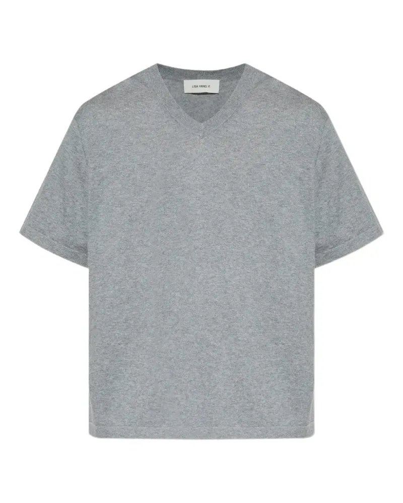 Lisa Yang Brayden V-neck T-shirt - Grau Grau