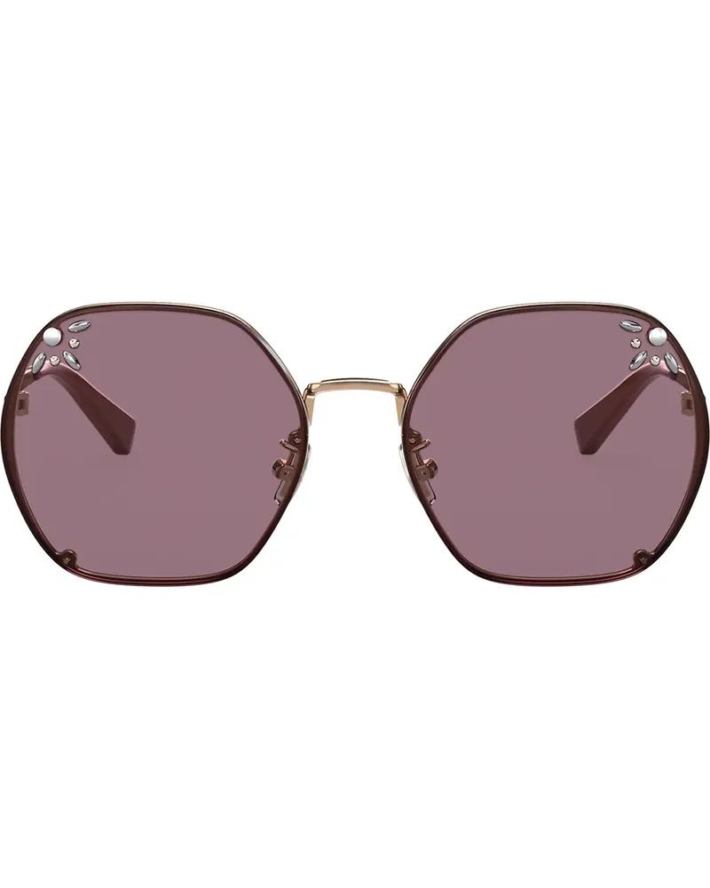 Coach Sonnenbrille mit Strass - Rosa Rosa
