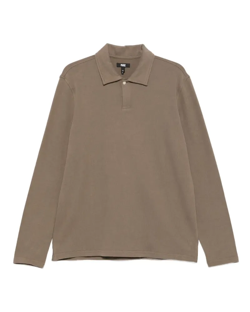 Paige Poloshirt aus Baumwollgemisch - Grau Grau