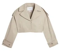 Gaia Cropped-Trenchcoat - Nude