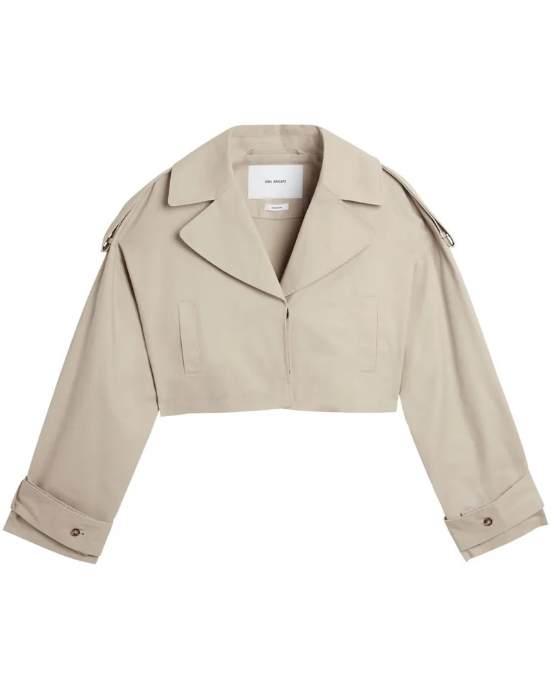 Axel Arigato Gaia Cropped-Trenchcoat - Nude Nude