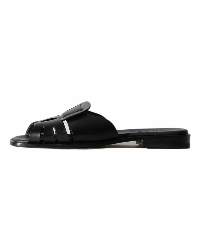HEREU Ancora Squared flat sandals - Braun Braun