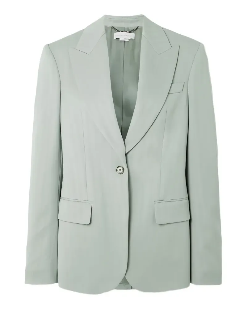 Stella McCartney stripe slim jacket - Grün Grün