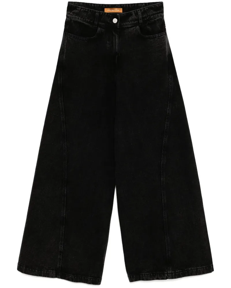 REJINA PYO Linda Jeans - Schwarz Schwarz