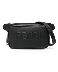 Fendi Gürteltasche mit Logo-Prägung Schwarz