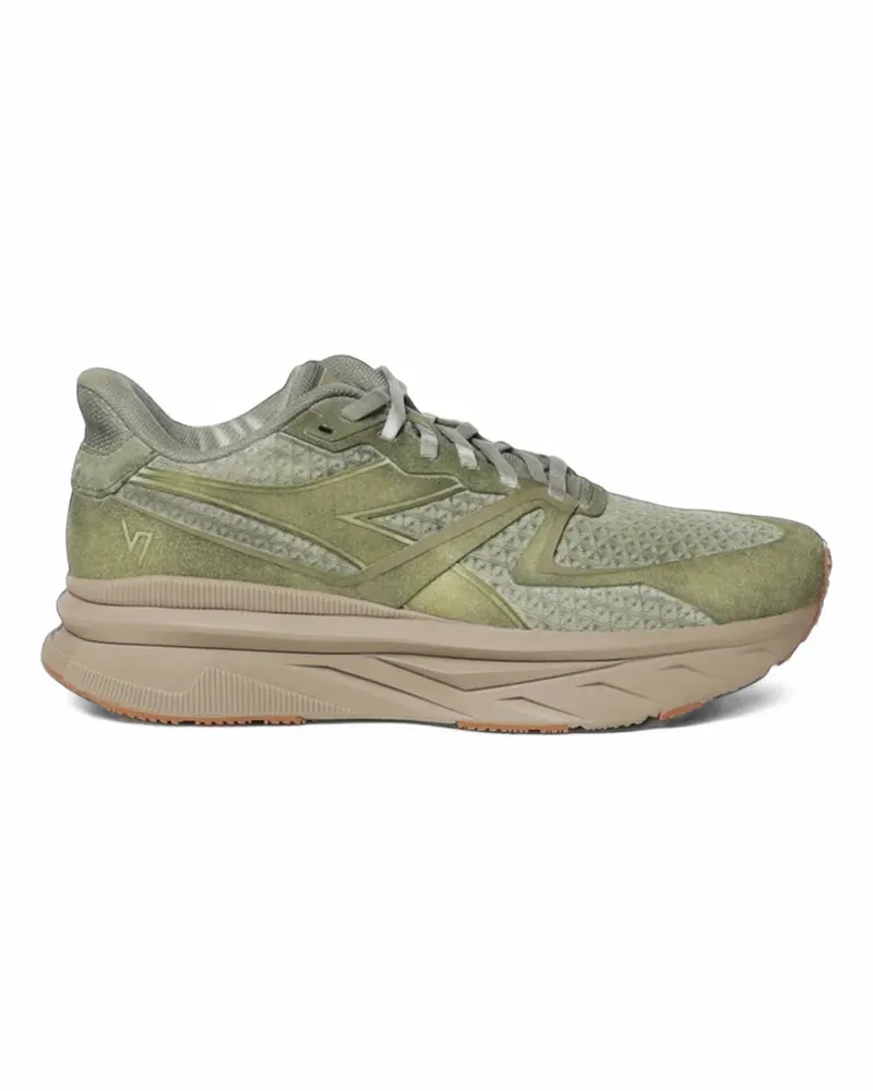 Diadora V7000 Sneakers aus Mesh mit Einsätzen - Grün Grün