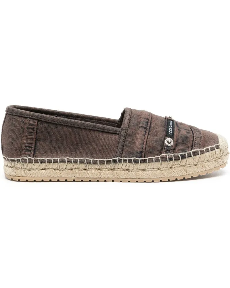 Dolce & Gabbana Espadrilles im Jeans-Look - Braun Braun