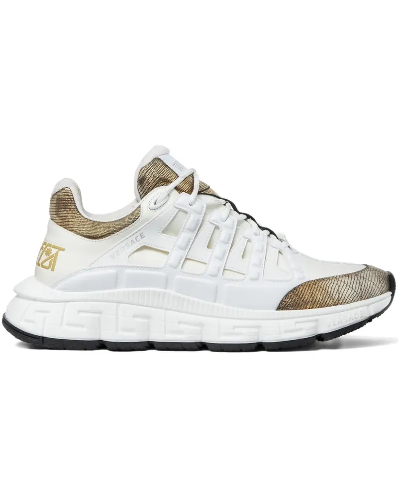 Versace Sneakers mit Logo - Weiß Weiß