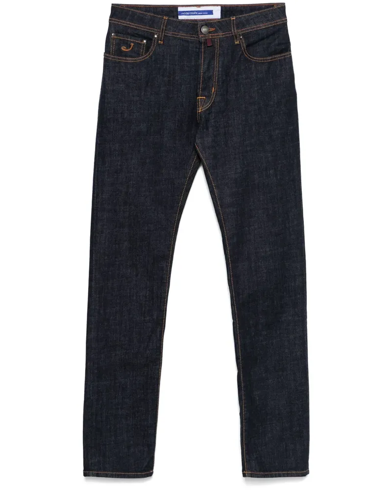 Jacob Cohën Klassische Slim-Fit-Jeans - Blau Blau