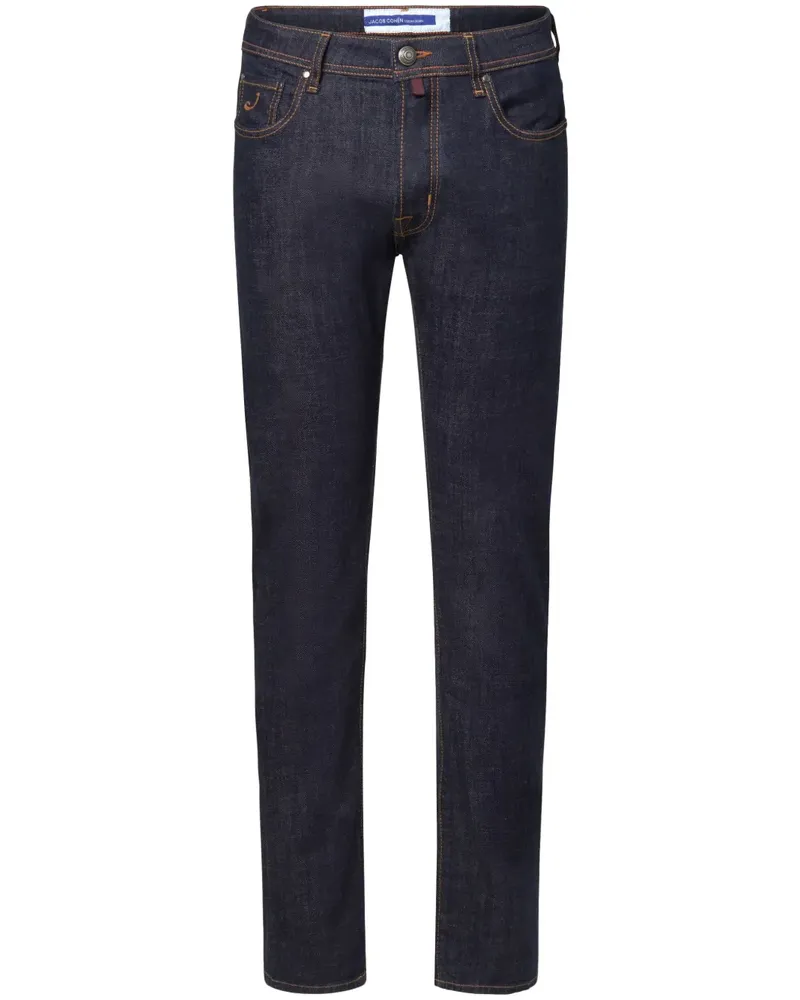 Jacob Cohën Klassische Slim-Fit-Jeans - Blau Blau