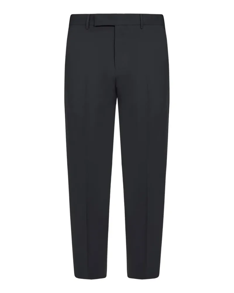 PT TORINO Klassische Bundfaltenhose - Schwarz Schwarz