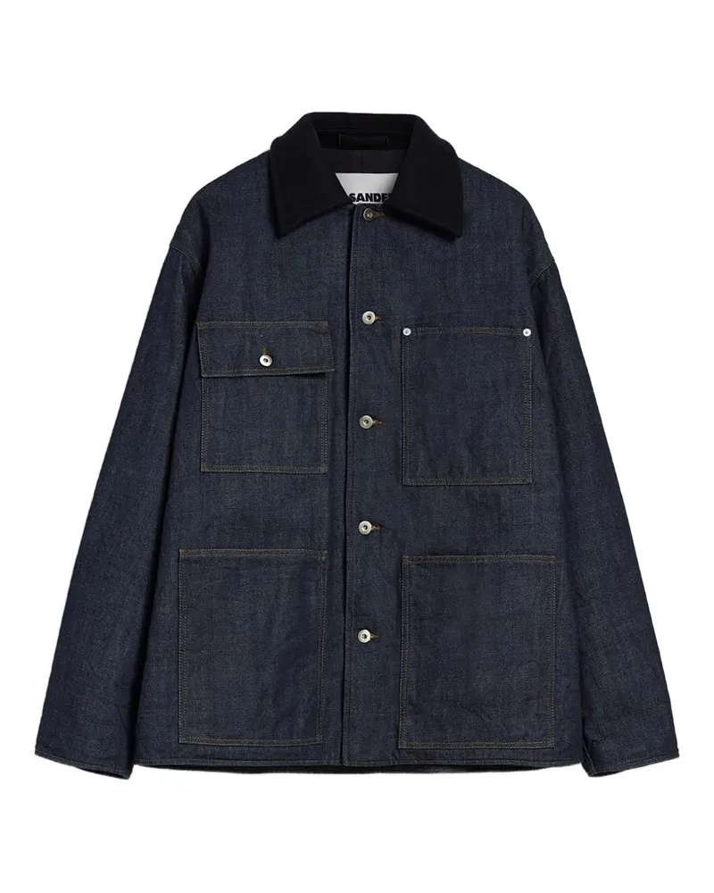 Jil Sander Klassische Jeansjacke - Blau Blau