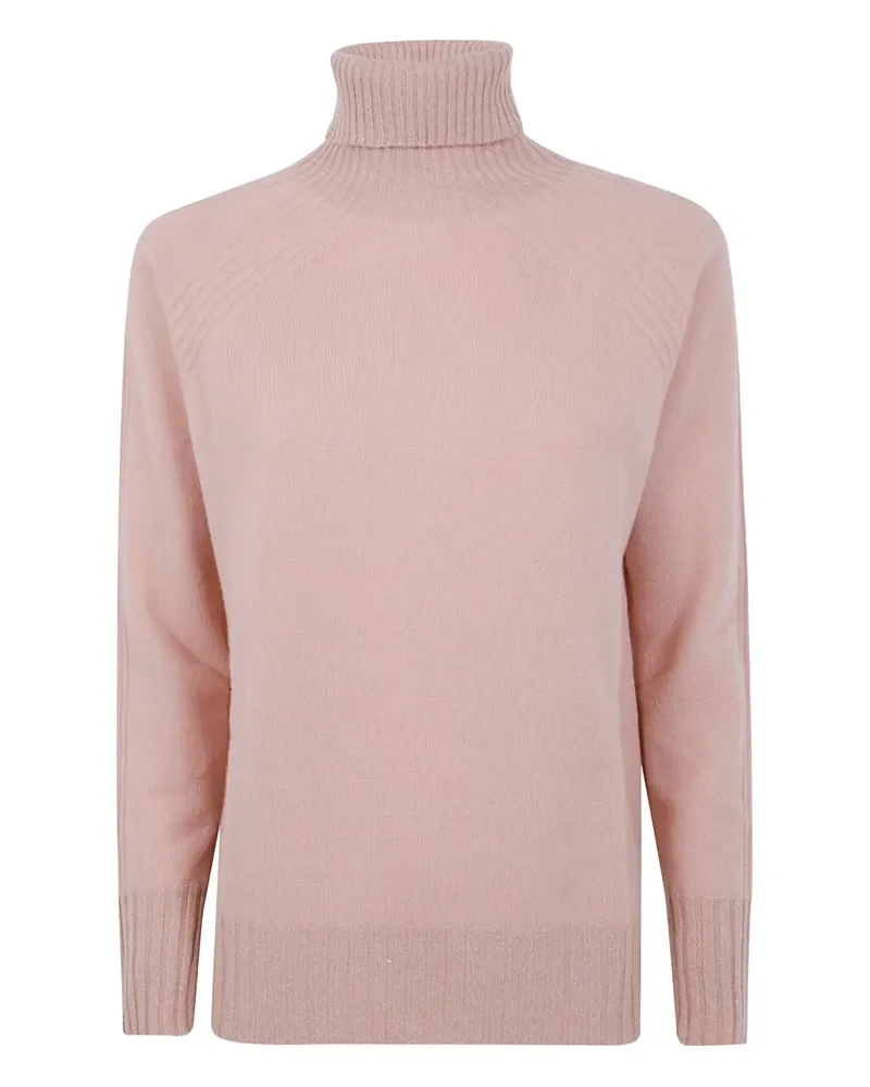 Twin-Set Pullover mit Rollkragen - Rosa Rosa