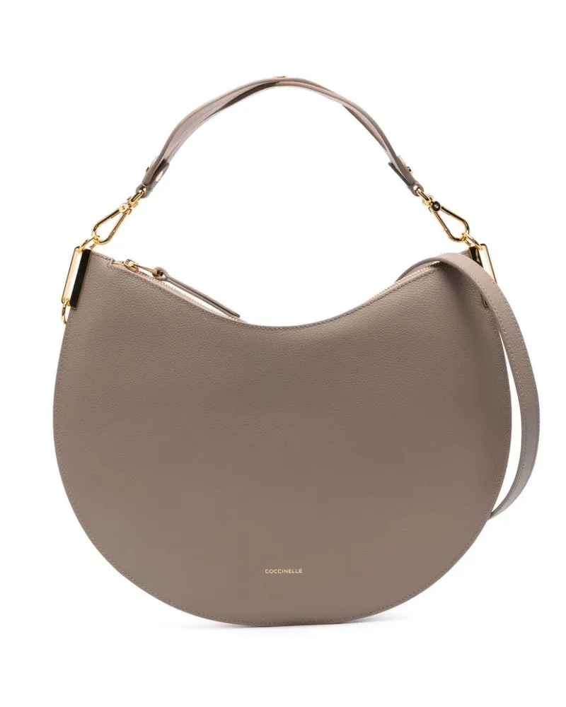 Coccinelle Große Sunup Schultertasche - Grau Grau