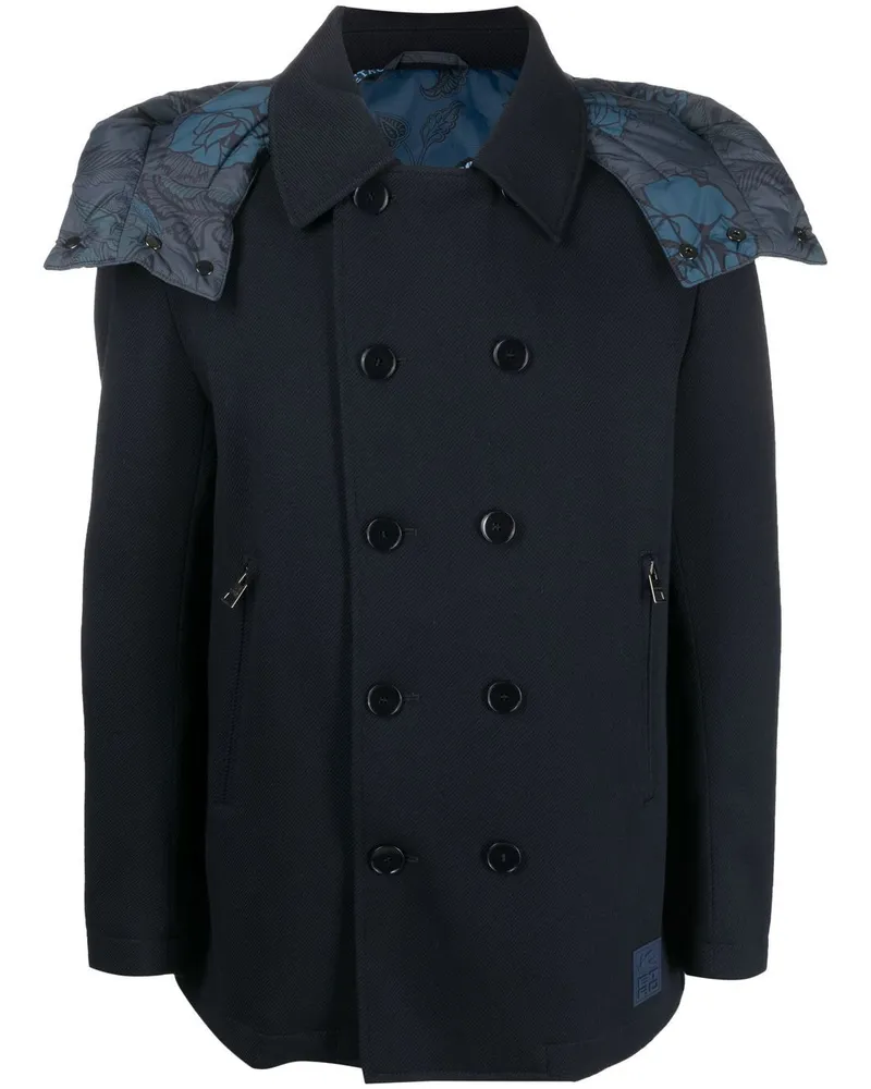 Etro Cabanjacke mit abnehmbarer Kapuze - Blau Blau