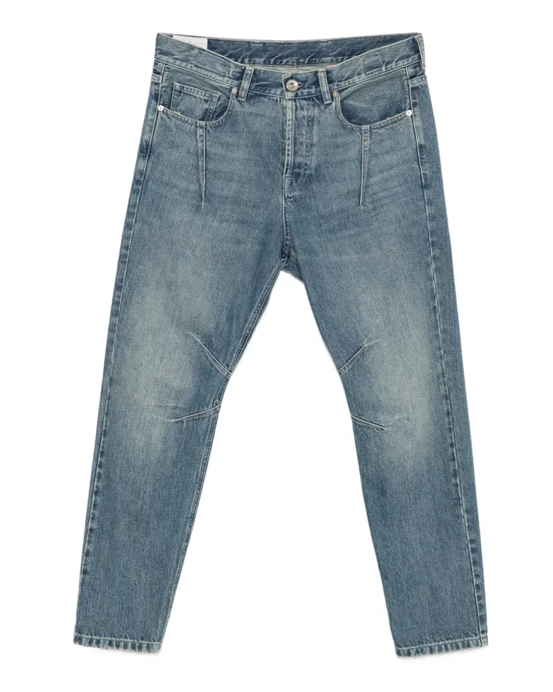 Eleventy Jeans mit geknöpften Einsätzen - Blau Blau