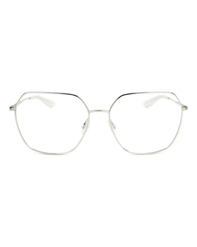 Barton Perreira Brille mit Oversized-Gestell - Silber Silber