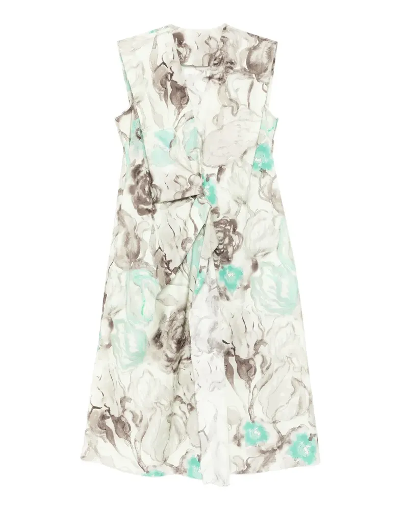 JNBY Oversized-Minikleid mit Blumenprint - Grün Grün