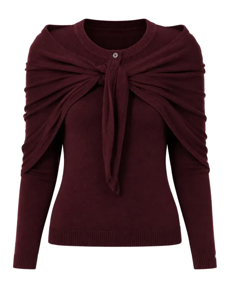 Sea Jane scarf-detail sweater - Rot Rot