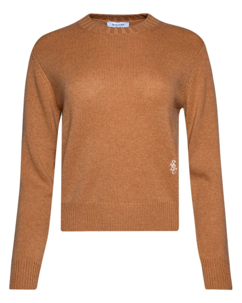 SPORTY & RICH Klassischer Pullover - Braun Braun