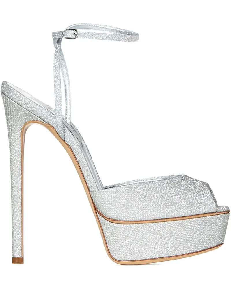 Casadei Flora Jolly Sandalen 140mm - Silber Silber