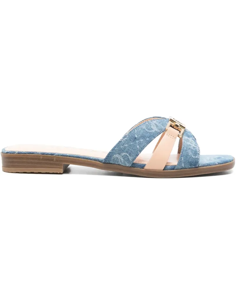 Guess Jeans-Pantoletten - Blau Blau