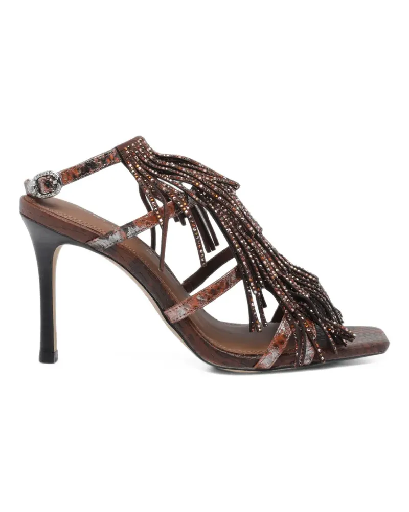 Kurt Geiger Sandalen mit Fransen - Braun Braun