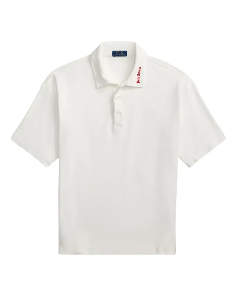 Ralph Lauren Poloshirt mit Logo-Stickerei - Weiß Weiß