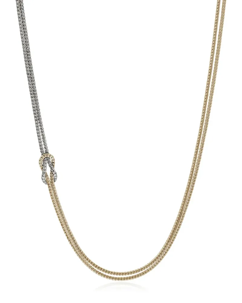 John Hardy 14kt Love Knot Goldhalskette Gold