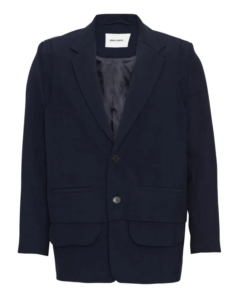 Henrik Vibskov Ants Blazer - Blau Blau