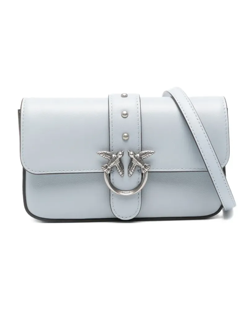 Pinko Mini Love One Umhängetasche - Blau Blau