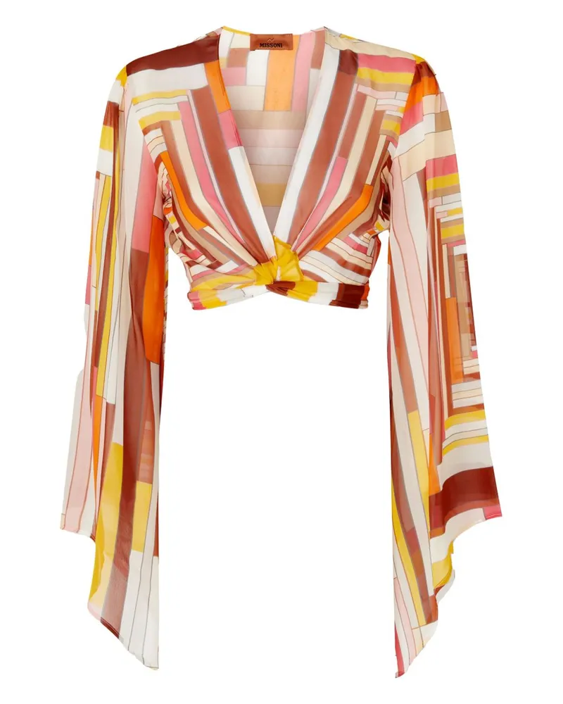 Missoni Oberteil mit Print - Orange Orange