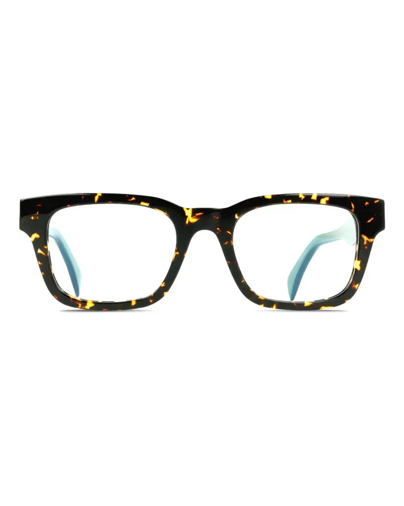 Paul Smith Nymans Brille in Schildpattoptik mit quadratischem Gestell - Braun Braun