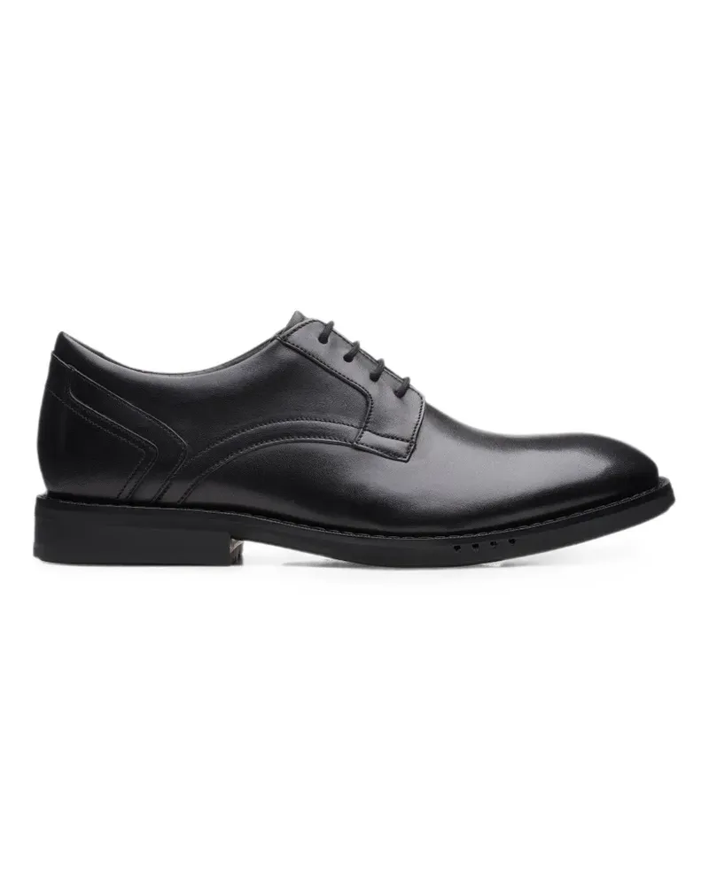 Clarks Un Hugh Lace Derby-Schuhe - Schwarz Schwarz