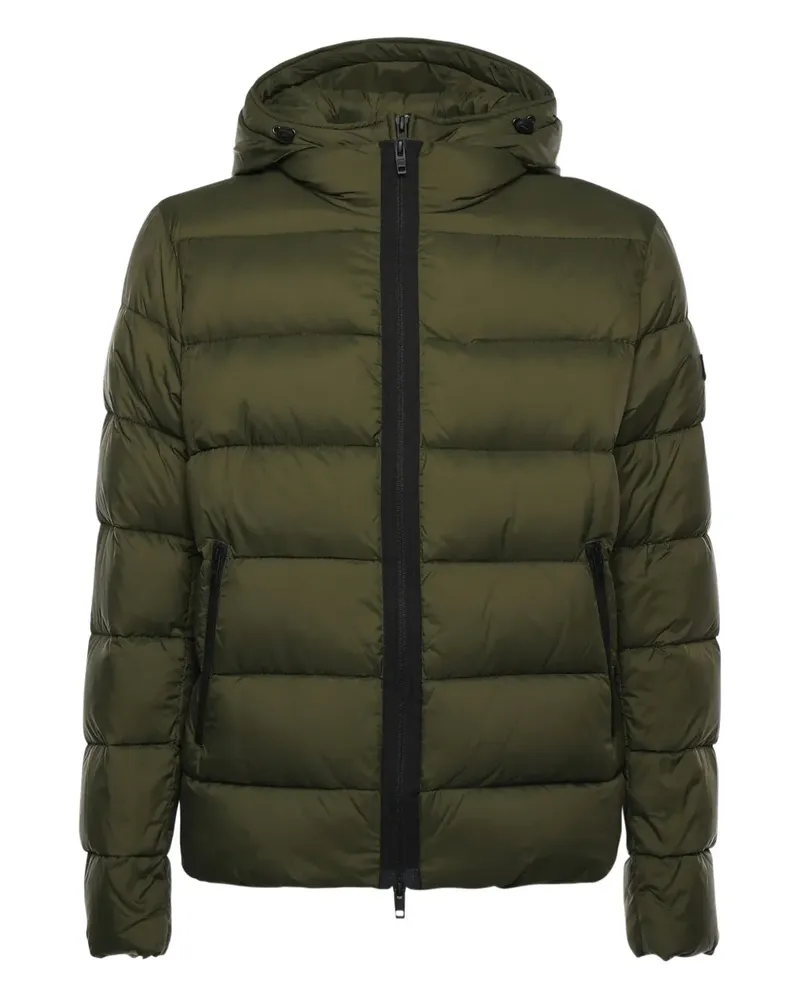 Fay Gesteppte Kapuzenjacke - Grün Grün