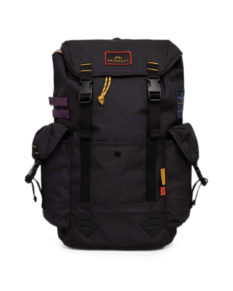 DOUGHNUT Grounder Happy Camper backpack - Schwarz Schwarz