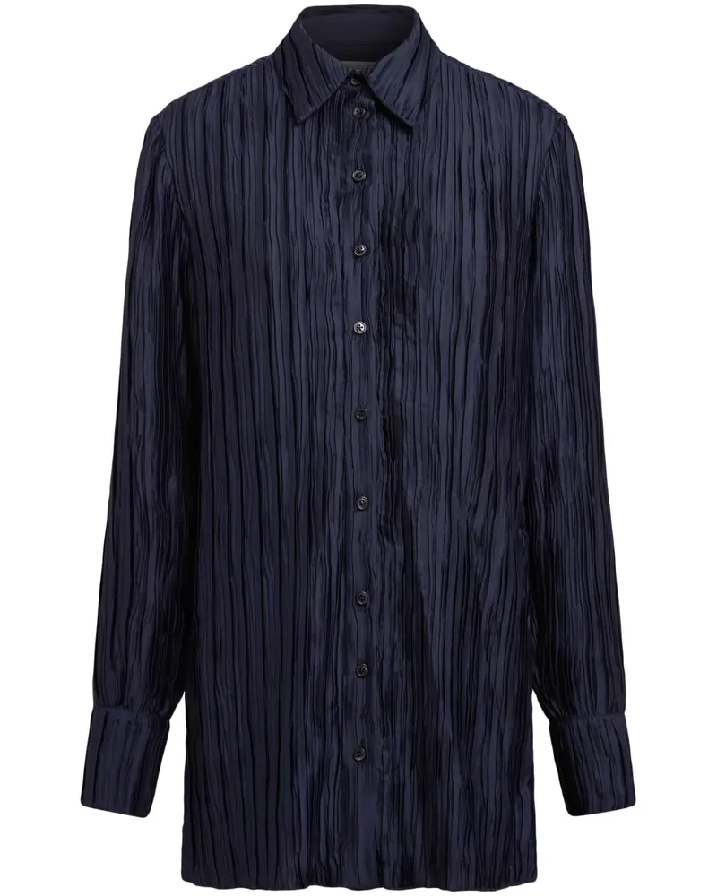 16ARLINGTON Marley Hemd mit Falten - Blau Blau