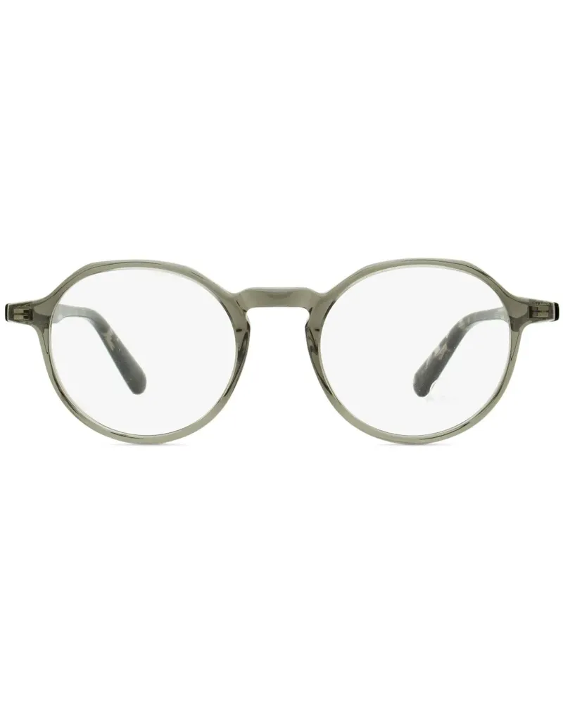 Moncler ML5120 Brille mit ovalem Gestell - Grau Grau