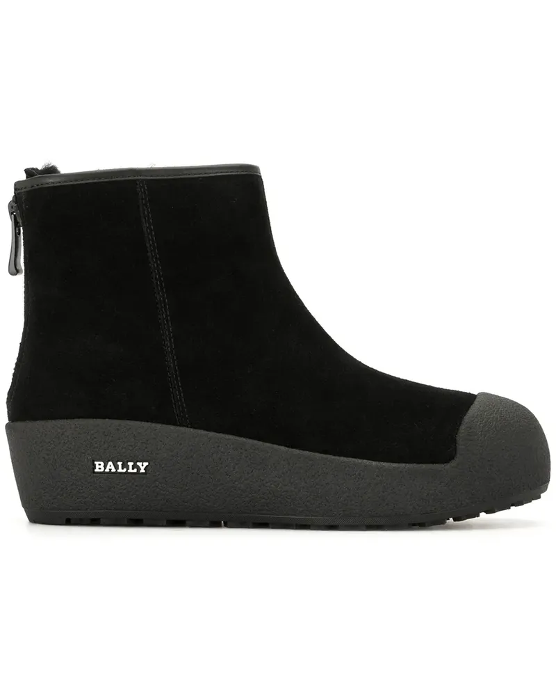 Bally Stiefeletten mit Plateau - Schwarz Schwarz