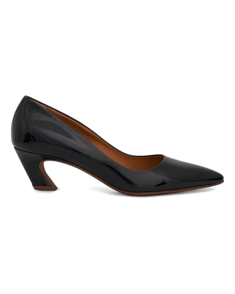 Chloé Oli glossed-leather pumps - Schwarz Schwarz