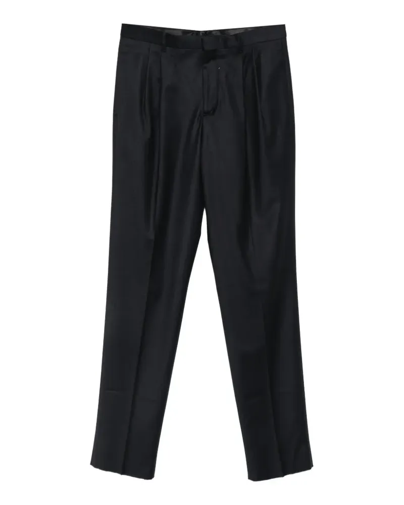 LARDINI pleated wool trousers - Blau Blau