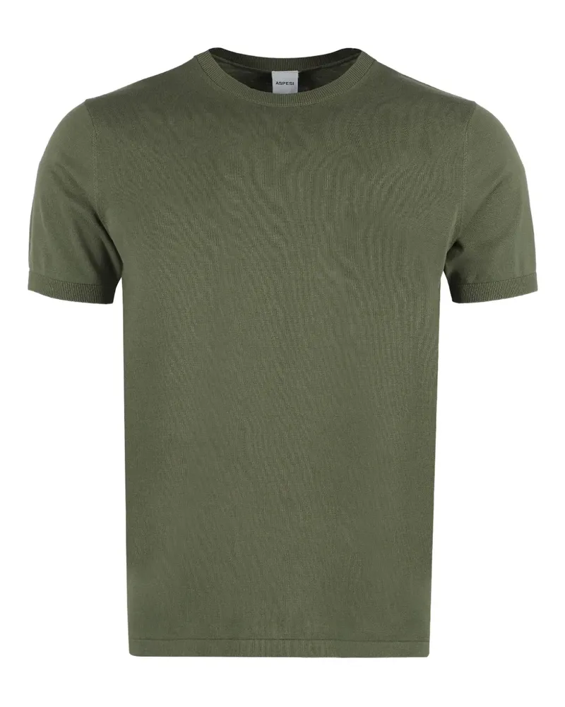 ASPESI Klassisches T-Shirt - Grün Grün