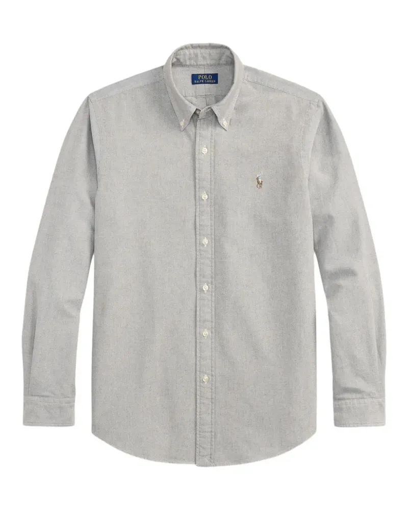Ralph Lauren logo embroidered oxford shirt - Grau Grau
