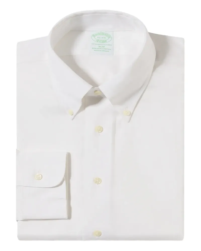 Brooks Brothers Klassisches Hemd - Weiß Weiß