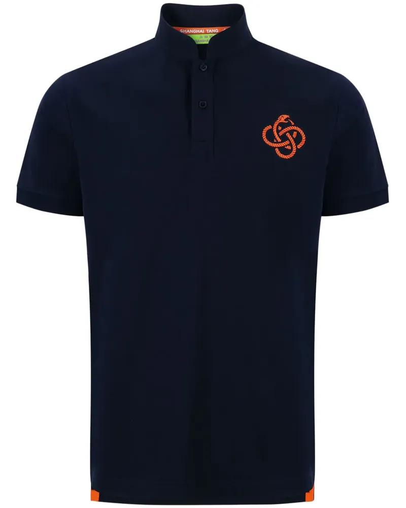 Shanghai Tang The Year of the Snake Poloshirt - Blau Blau
