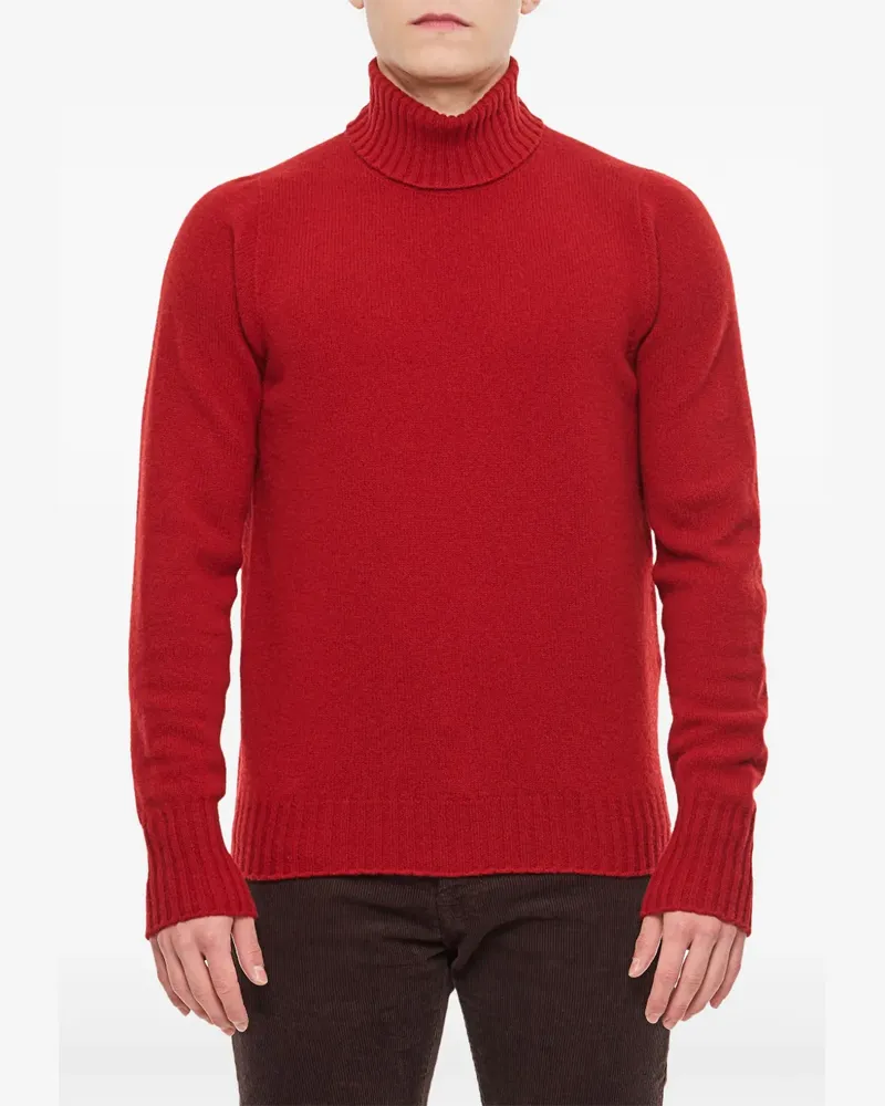 Drumohr  Pullover mit Rollkragen - Rot Rot