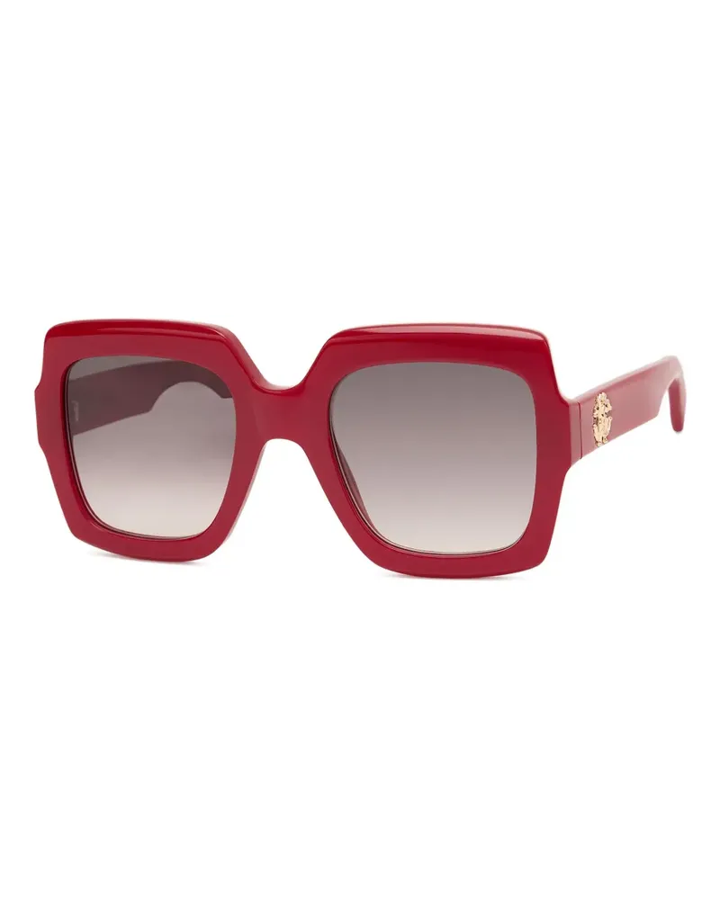Roberto Cavalli Sonnenbrille mit Logo-Schild - Rot Rot