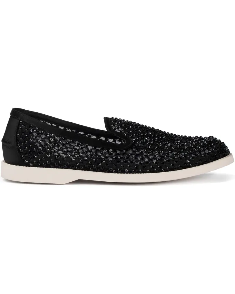 Le Silla Gilda Loafer - Schwarz Schwarz