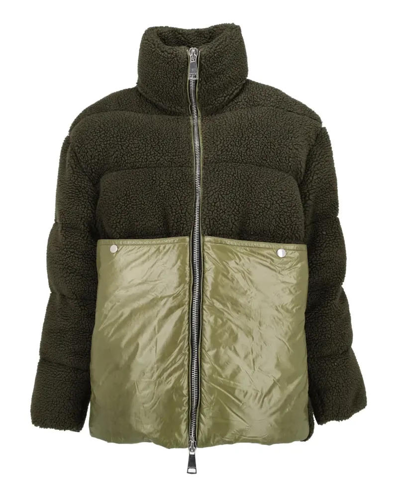 KHRISJOY Gefütterte Jacke mit Fleece-Struktur - Grün Grün